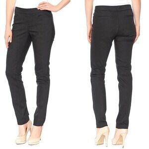 NWT Ecru Charcoal Grey Skinny Beck Power Stretch Trouser Pants Size 12